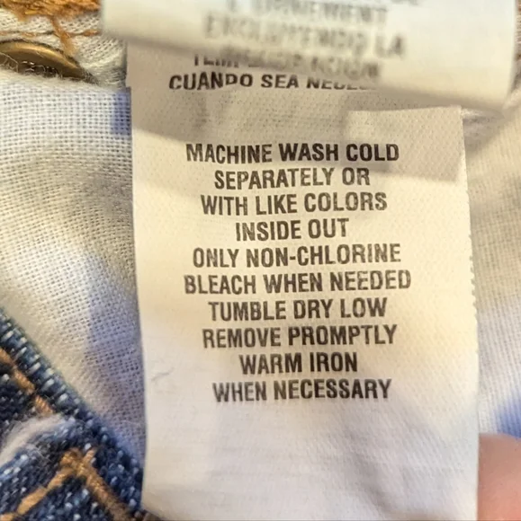 The Children's Place Girls Stretch Denim Embroidered Skirt Size 14 Girls - Picture 8 of 9